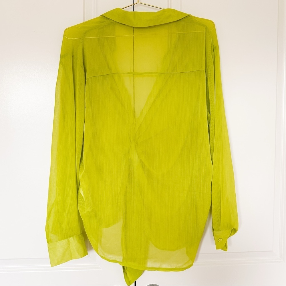 Boohoo Green Blouse Top - Picture 14 of 15